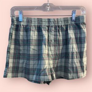 PINK Victoria’s Secret Plaid Pajama Shorts
